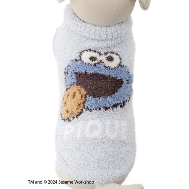 gelato pique 【SESAME STREET】クッキーモンスター ジャガードプル