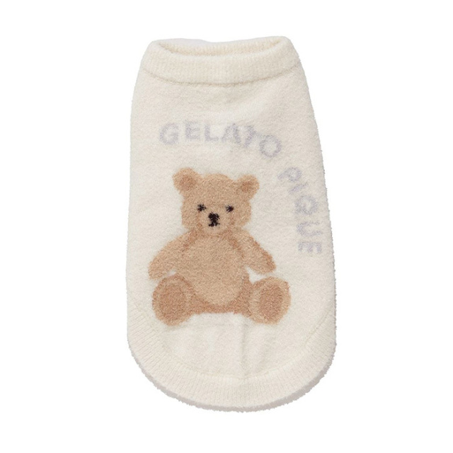 ジェラートピケ　ベアジャガードプルオーバー　ホワイト WILDSIDE】【UNISEX】ジェラートベアジャガードプルオーバー｜ルーム