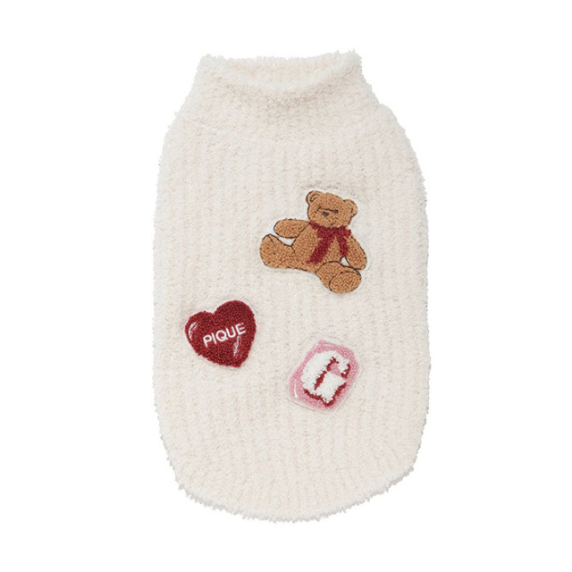 gelato pique ベビモコベアサガラ刺繍プルオーバー Pets-first ONLINESTORE