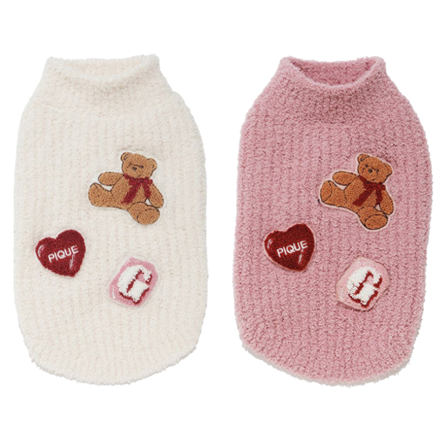 gelato pique　ベビモコベアサガラ刺繍プルオーバー