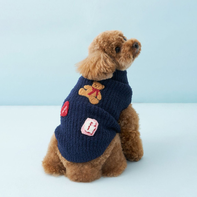 gelato pique ベビモコベアサガラ刺繍プルオーバー Pets-first ONLINESTORE