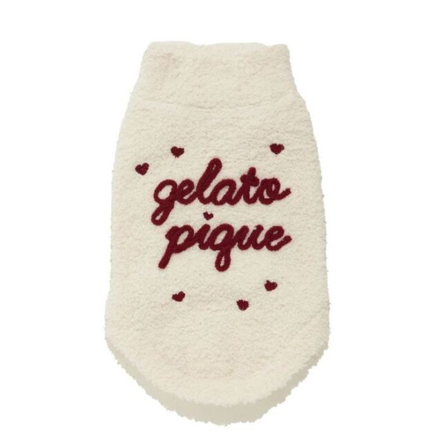 gelato pique 【Valentine】ハイネックロゴプルオーバー Pets-first