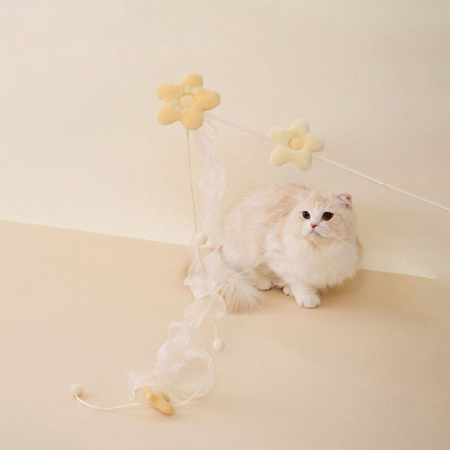 gelato pique フラワーモチーフねこじゃらし Pets-first ONLINESTORE