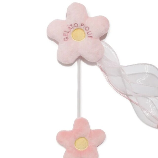じゃれねこ『3月☆さくら♡薄ピンク』 gelato pique フラワーモチーフねこじゃらし Pets-first ONLINESTORE