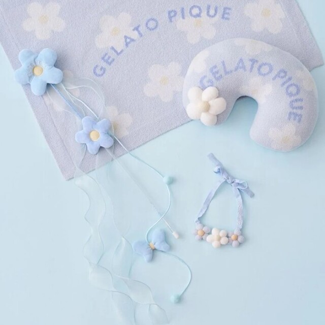 gelato pique フラワーモチーフねこじゃらし Pets-first ONLINESTORE