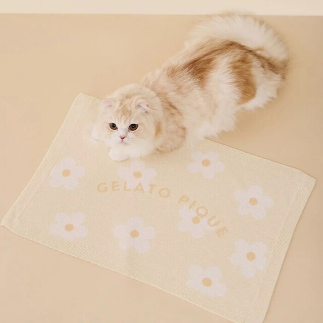 gelato pique　スムーズィーフラワージャガードブランケット