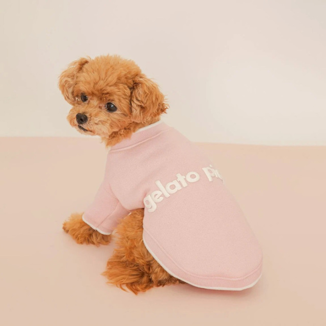 gelato pique ロゴプリント裏毛プルオーバー Pets-first ONLINESTORE