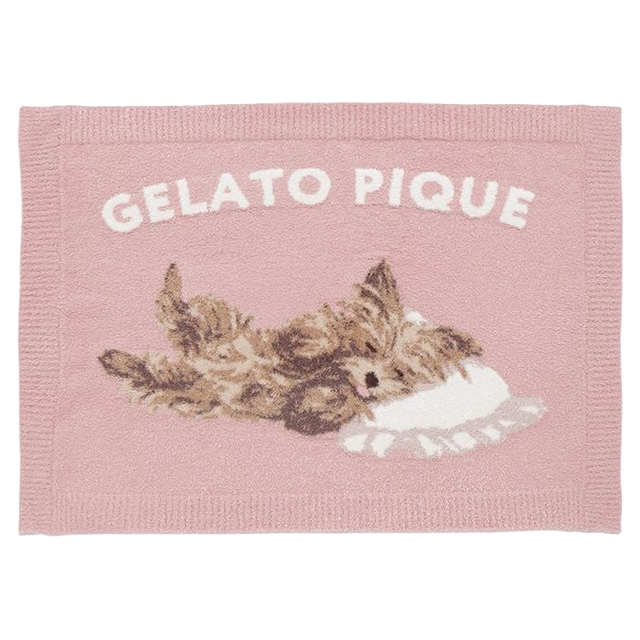 gelato pique】スムーズィーヨーキー柄 ブランケット Pets-first