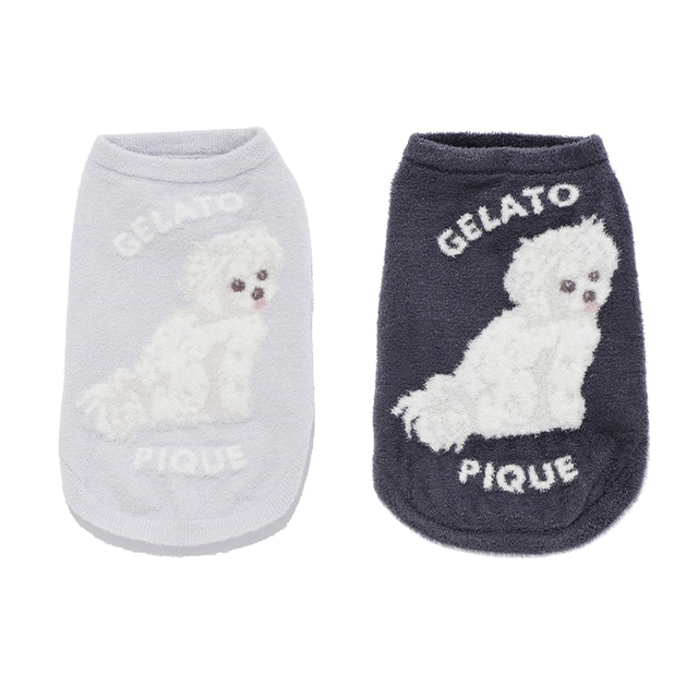 【gelato pique】スムーズィーマルチーズ柄プルオーバー