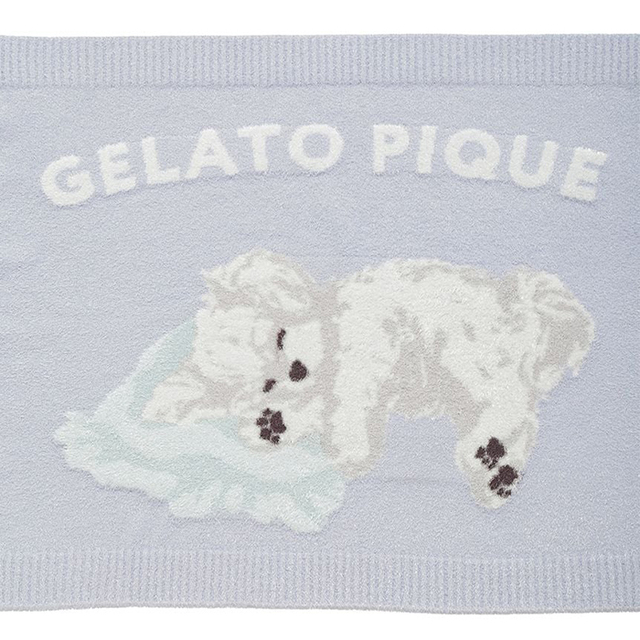 gelato pique】スムーズィーマルチーズ柄 ブランケット Pets-first