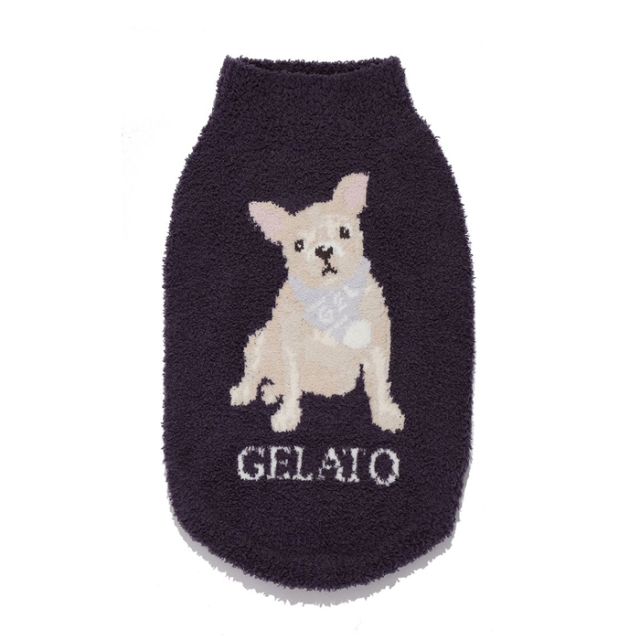 【gelato pique】ベビモコフレンチブルドッグ柄プルオーバー