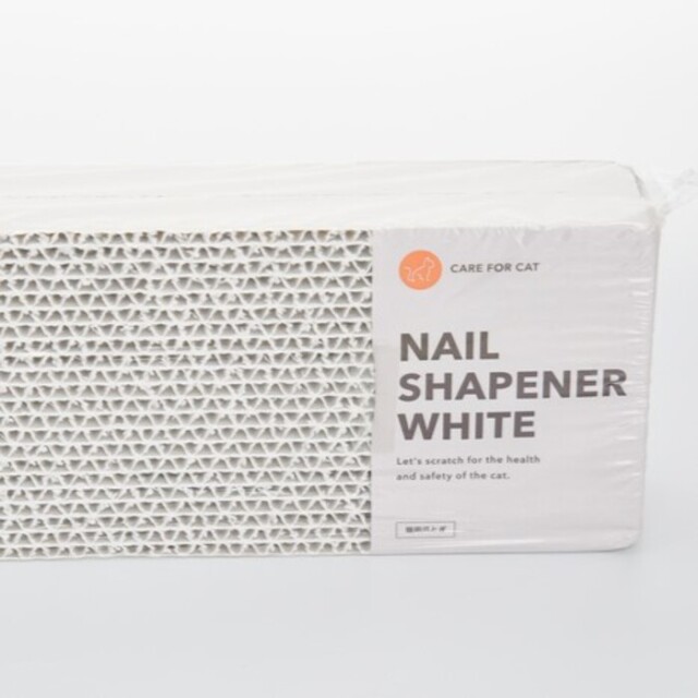 ペッツファーストオリジナル】NAIL SHAPENER WHITE（爪とぎ） Pets