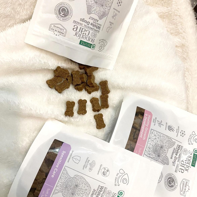 NATURE'S PROTECTION】ホワイトドッグ スナック 関節ケア アダルト