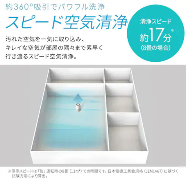 【アイリスオーヤマ】空気清浄機　16畳