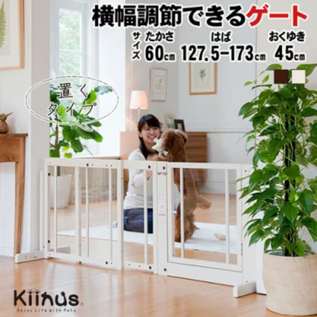 キーヌス 扉付きスタンドゲート F60A アクリルタイプ【高さ60cm 幅