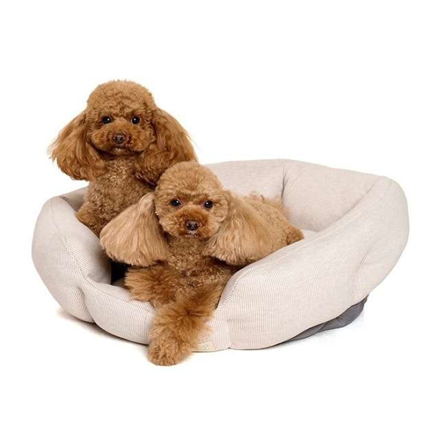 LIFELIKE（ライフライク） ナチュラルストライプラウンドベッド