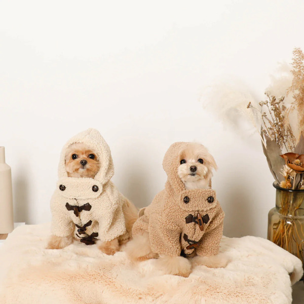 moncheri ダッフルボアフーディーコート Pets-first ONLINESTORE