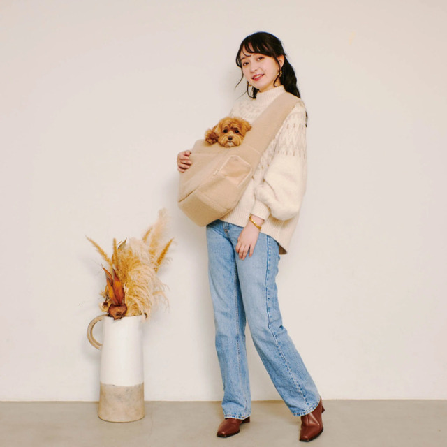 moncheri ボアスリングバッグ クッション付き ボアスリングバッグ クッション付き – moncheri
