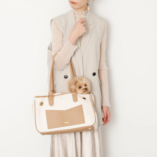 moncheri パイピングペットトートバッグ Pets-first ONLINESTORE