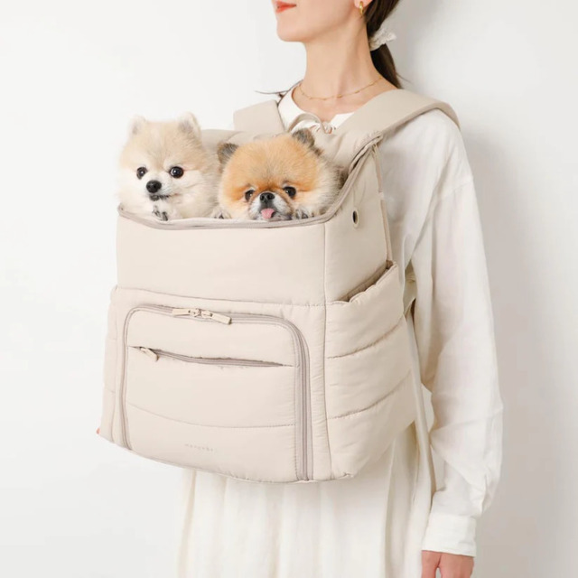 moncheri 撥水軽量ふんわりキルティングリュック Pets-first ONLINESTORE