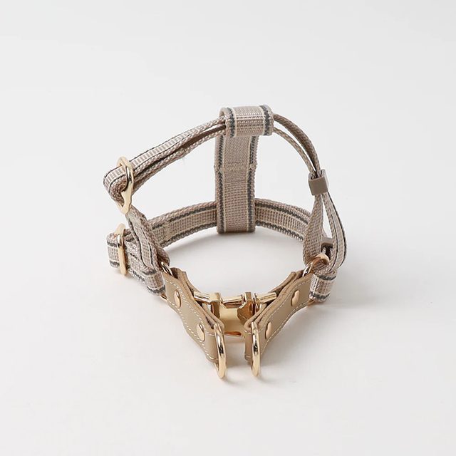 リトマス litmus ハーネス ベージュ moncheri】ミックスカラー反射ハーネス Pets-first ONLINESTORE