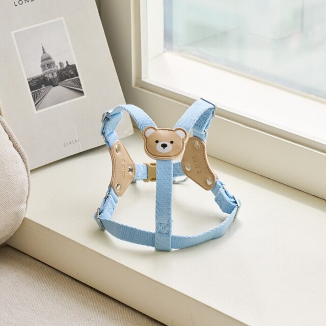 BYBONG BEARBONG くまさんハーネス　リード Amazon | 【BYBONG】くまさんハーネス 小型犬 (XS, オレンジ