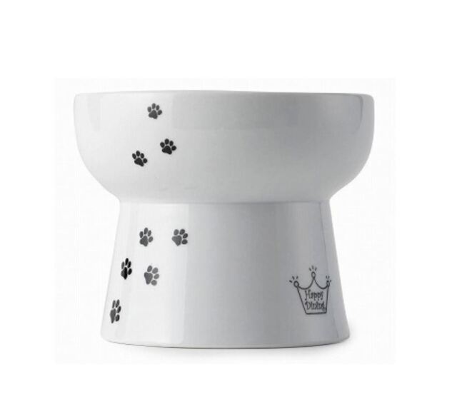 猫壱 脚付ウォーターボウル ハイタイプ 猫柄 Pets-first ONLINESTORE