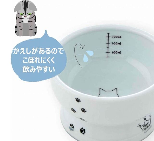 猫壱　脚付ウォーターボウル