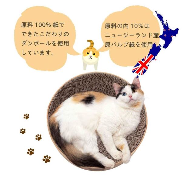 猫壱　バリバリボウル　猫柄