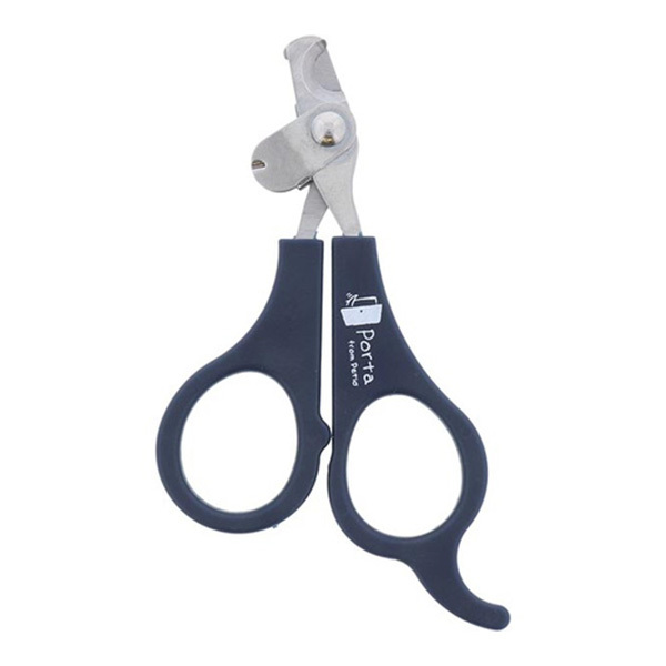 【Porta】 ネイルカーブカッター ストッパー付（犬用爪切り）