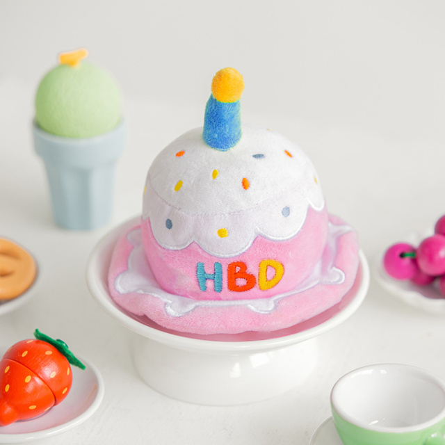 BITE ME】バースデーケーキハットおもちゃ Pets-first ONLINESTORE