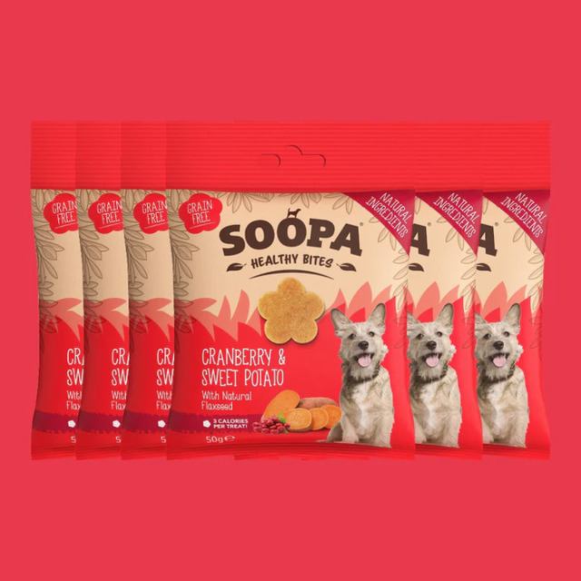 SOOPA】クランベリー アンド スウィートポテト バイツ（犬用おやつ