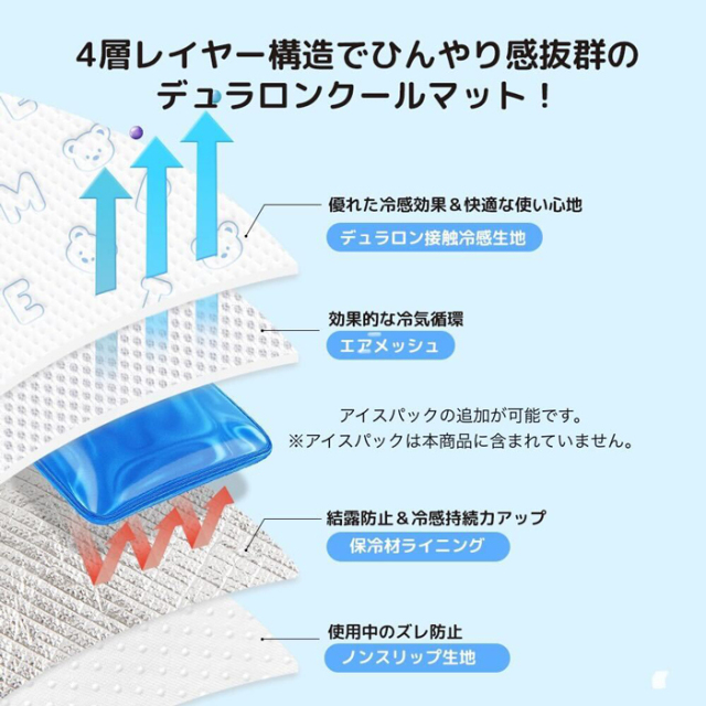 【BITE ME】アイスベア デュラロン クールマット