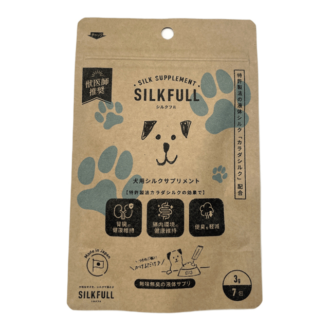 【SILKFULL】SILKFULL犬用液体サプリメント　＜犬用＞　3g×7包