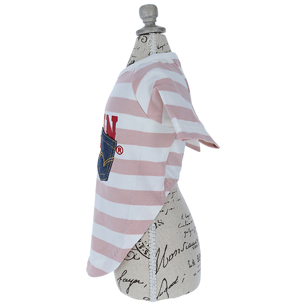 EDWIN_デニムポケットボーダーTシャツ