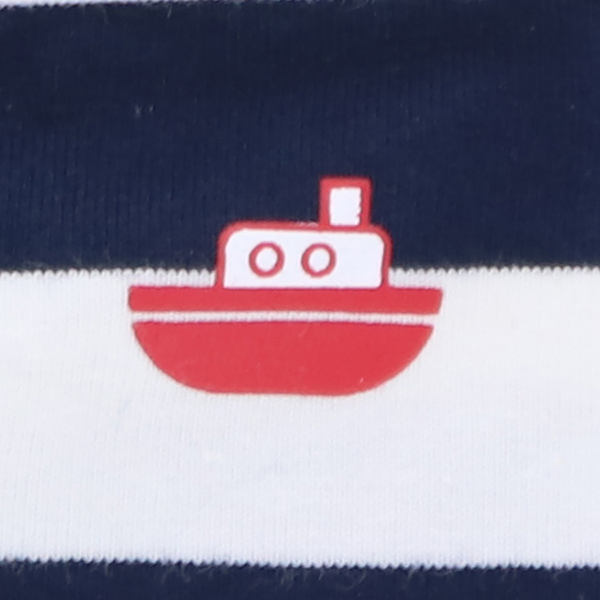 EDWIN_デニムポケットボーダーTシャツ