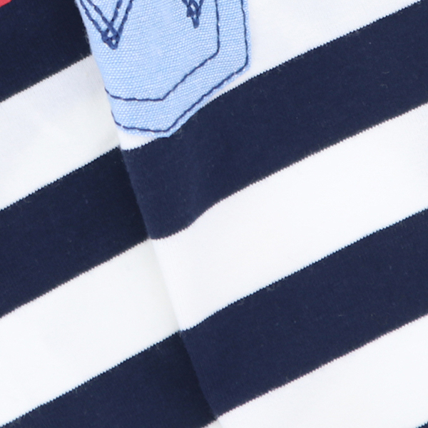 EDWIN_デニムポケットボーダーTシャツ