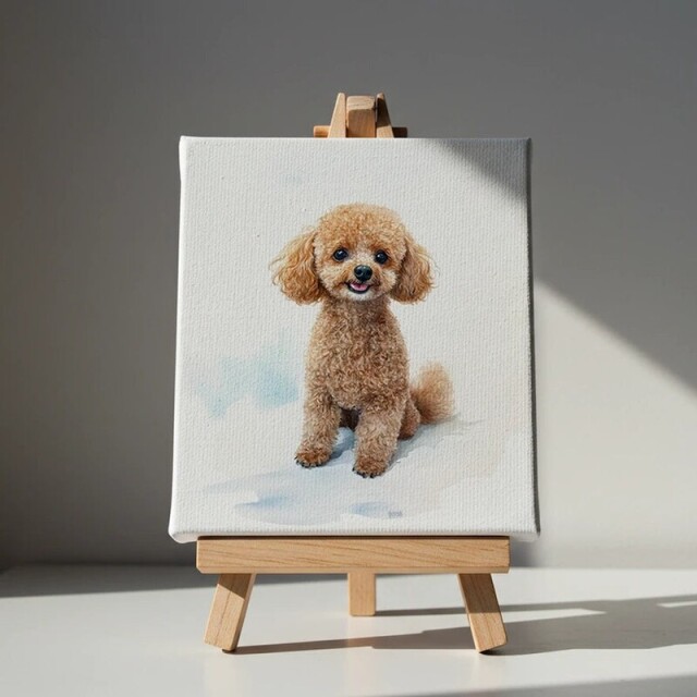 Pet is your…】オーダーメイド ペット専用水彩アート Pets-first