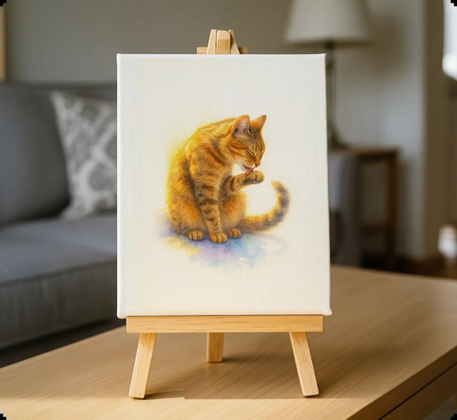 Pet is your…】オーダーメイド ペット専用水彩アート Pets-first