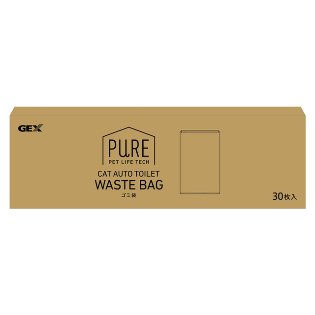 PET LIFE TECH】PURE CAT AUTO TOILET ゴミ袋 30枚入 Pets-first