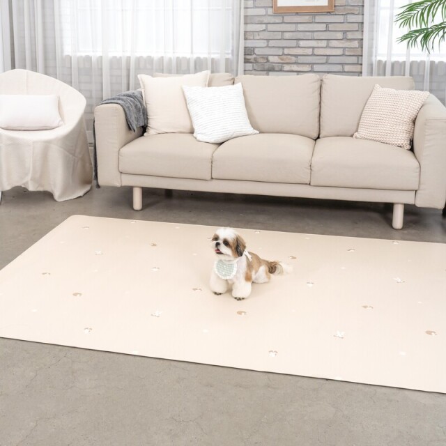 シーズー柄 ペットマット ラグ PUPPING】ペットマット（シーズー柄） Pets-first ONLINESTORE