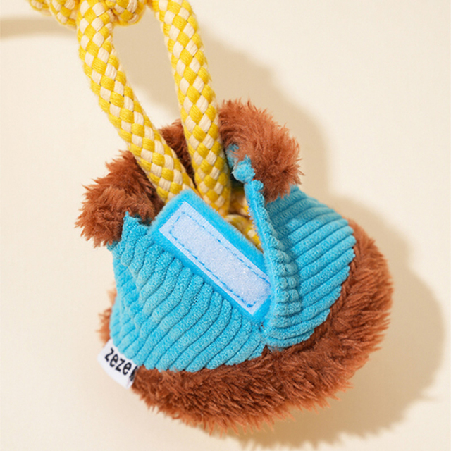 【zeze】DOG ROPE TOY Handle Ball