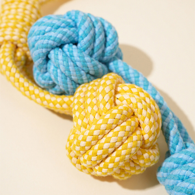 【zeze】DOG ROPE TOY Handle Ball