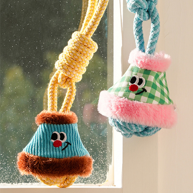 【zeze】DOG ROPE TOY Handle Ball