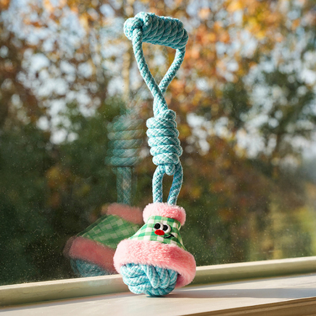 【zeze】DOG ROPE TOY Handle Ball