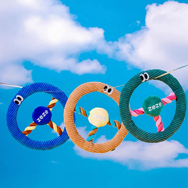 【zeze】DOG ROPE TOY Steering Wheel