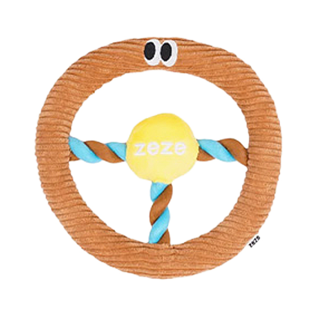 【zeze】DOG ROPE TOY Steering Wheel