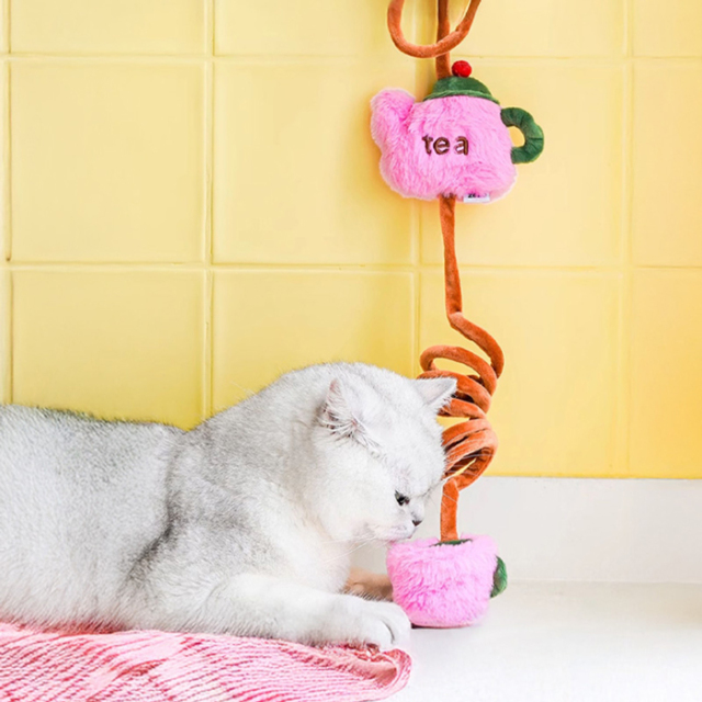 【zeze】CAT STRING TOY　Teapot/Telephone