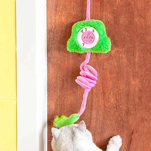 【zeze】CAT STRING TOY　Teapot/Telephone