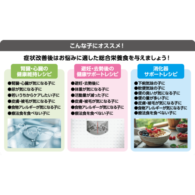 セレクトバランス ケアレシピ 腎臓・心臓の健康維持レシピ【1才